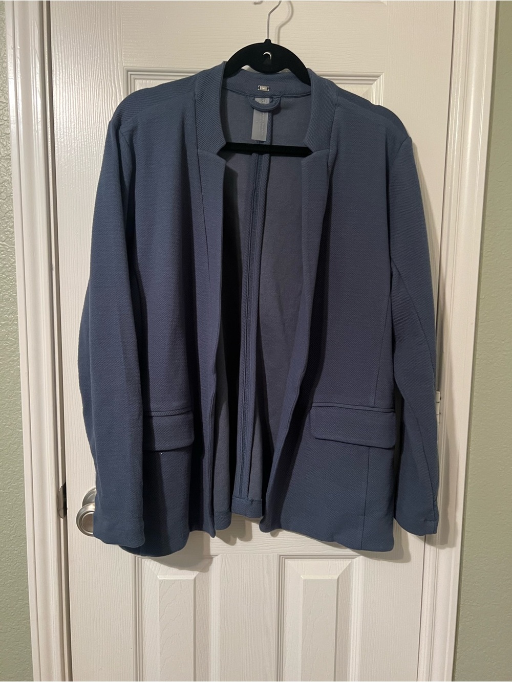 Women’s Open Front Blue Blazer Jacket and pants set